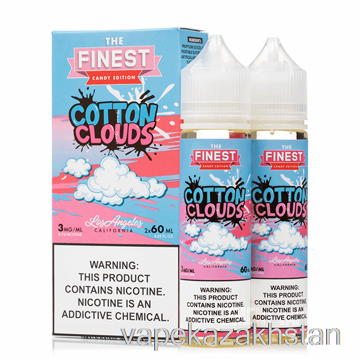 Vape Kazakhstan Cotton Clouds - The Finest Candy Edition - 120mL 6mg